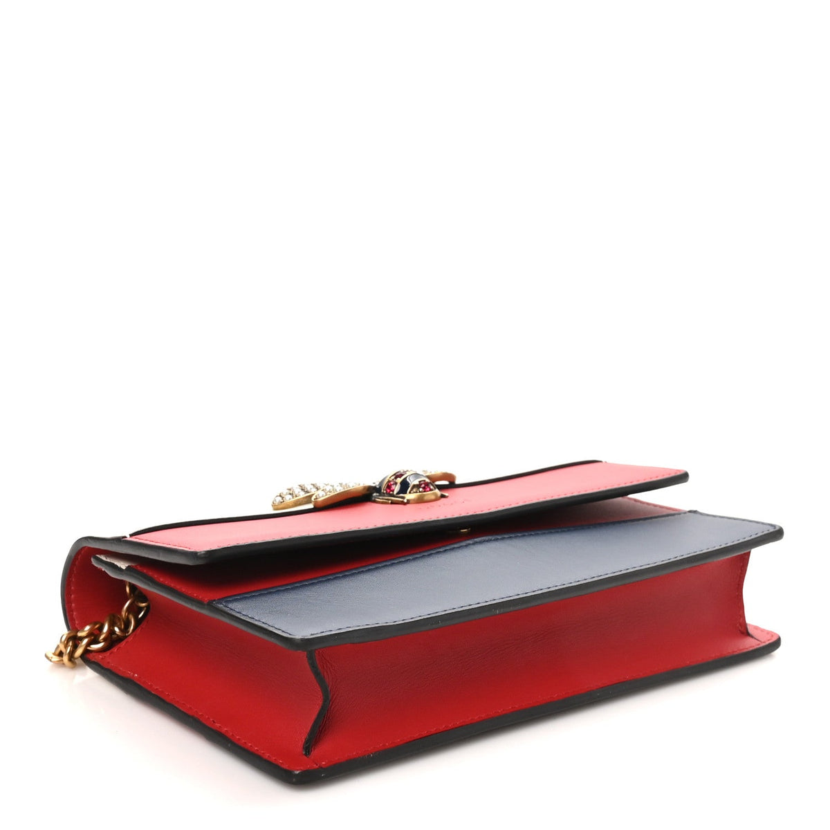 Calfskin Wallet Bag - Blue