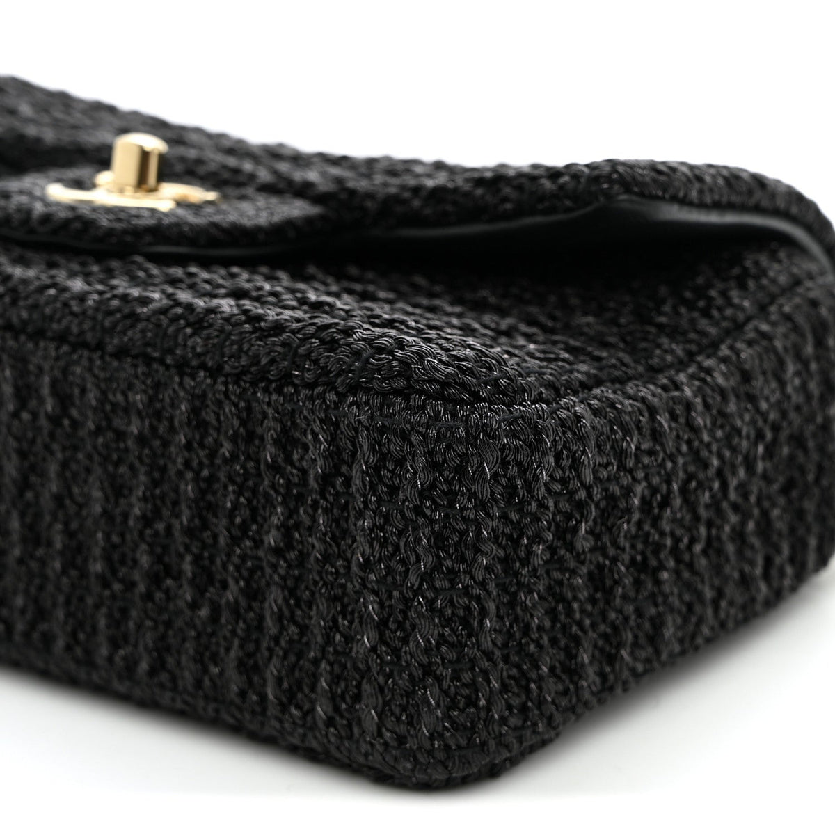 Mini Fabric Flap Shoulder Bag - Tan