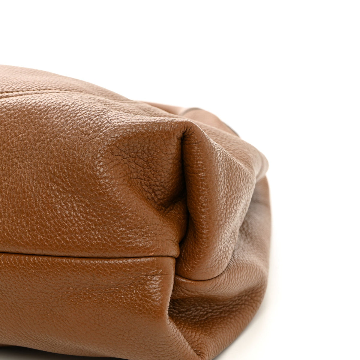 Maxi Calfskin Shoulder Bag - Brown