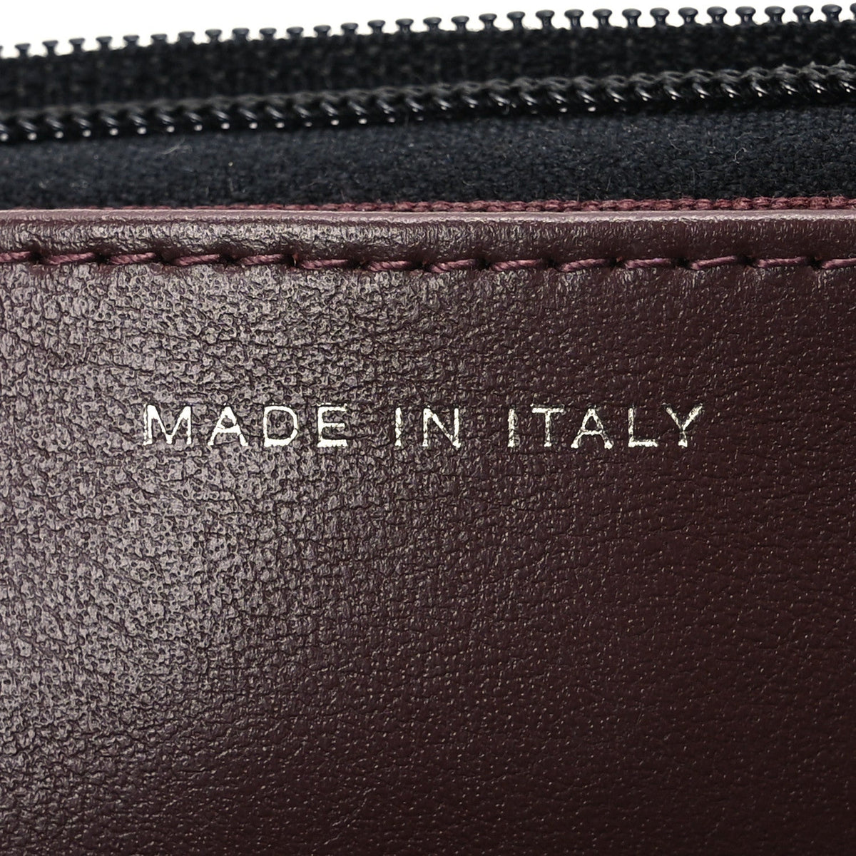 Quilted Caviar Wallet Bag - Black