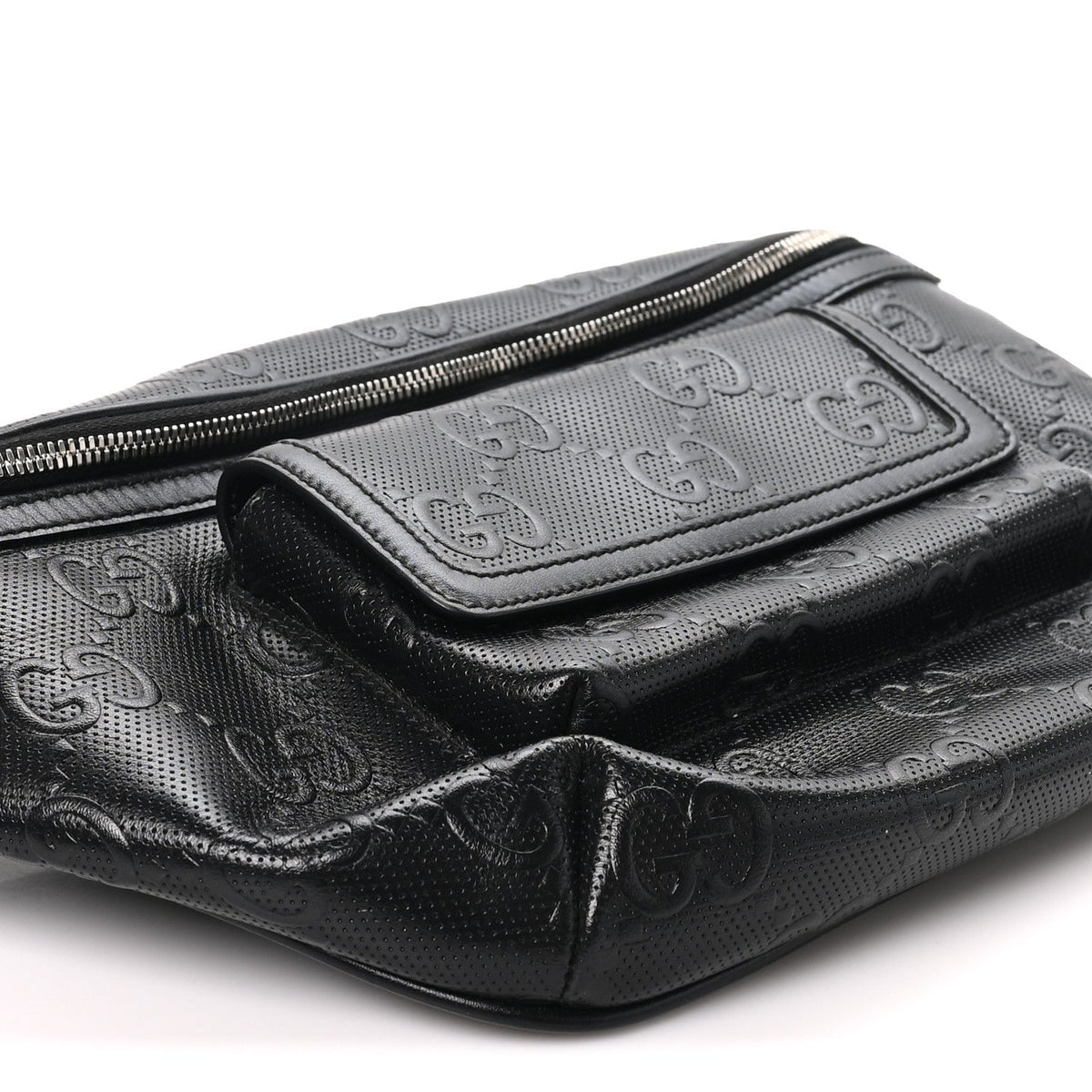 Calfskin Belt Bag - Black