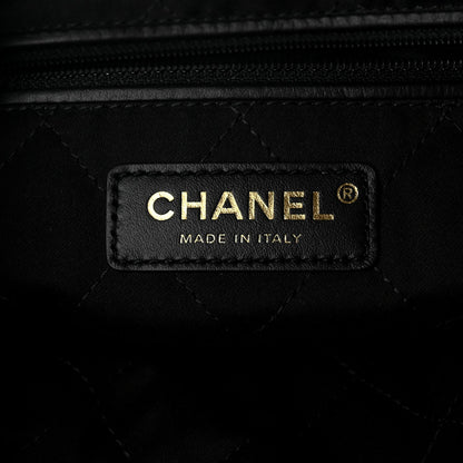 Quilted Calfskin Backpack - Black