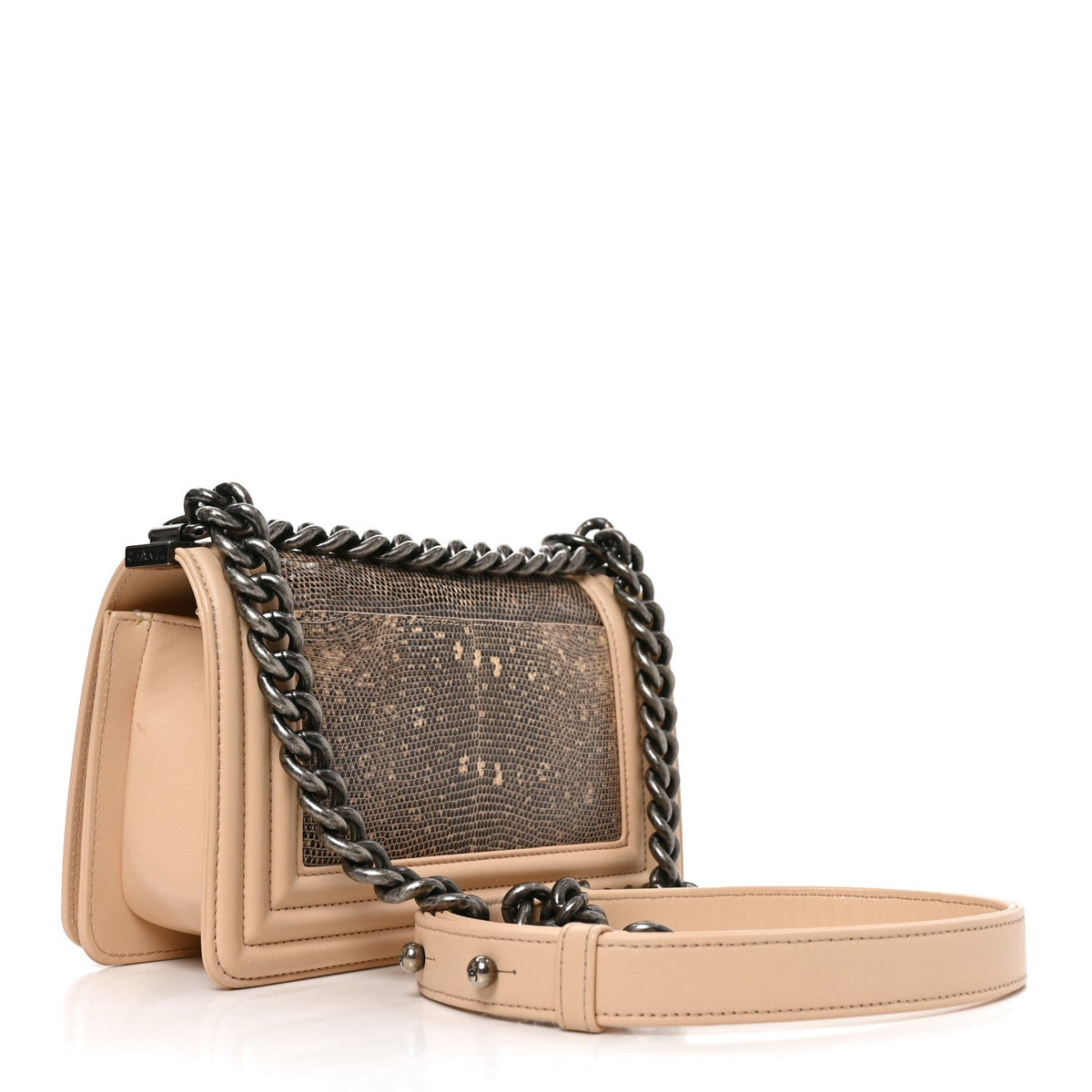 Small Calfskin Flap Shoulder Bag - Pink