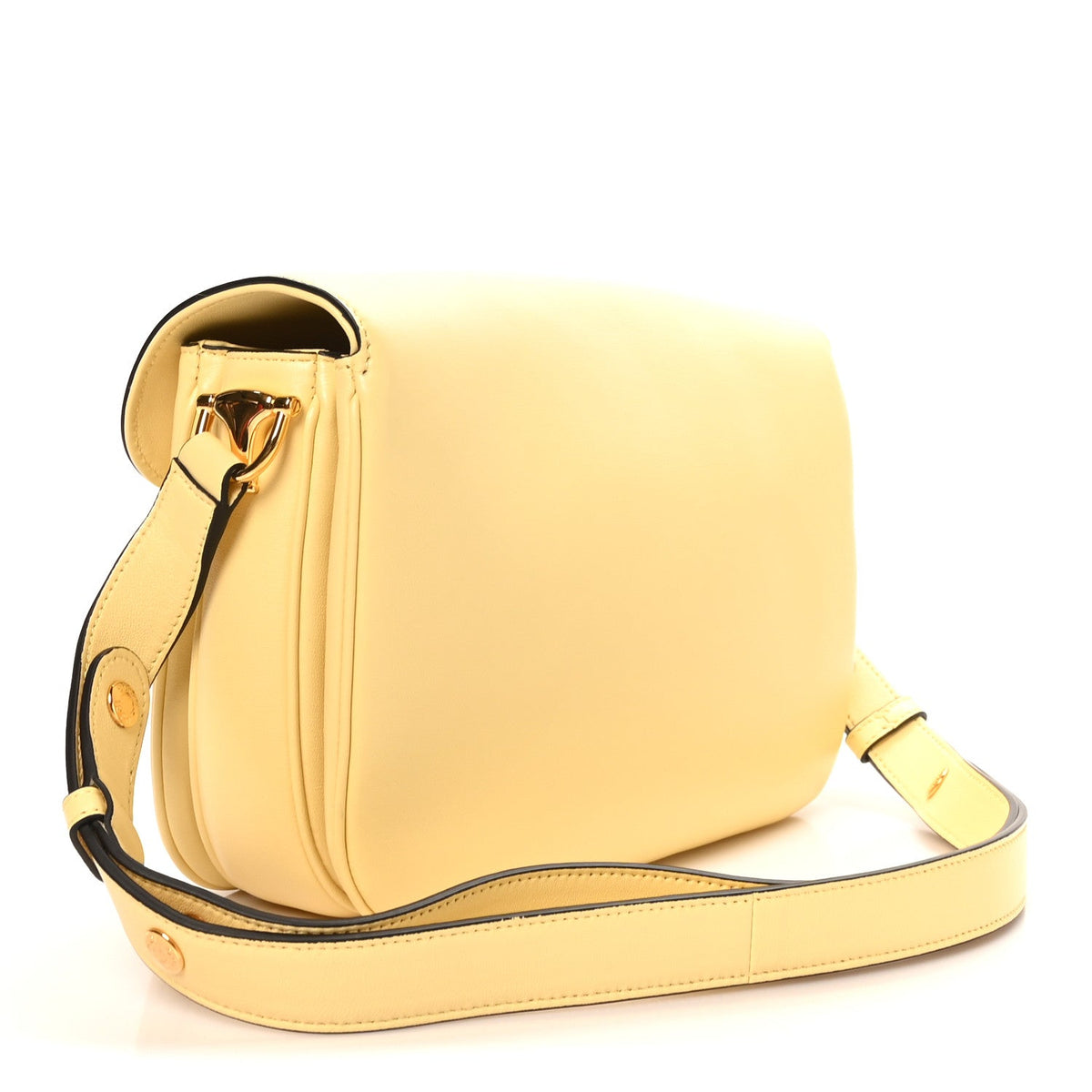 Small Calfskin Shoulder Bag - Yellow