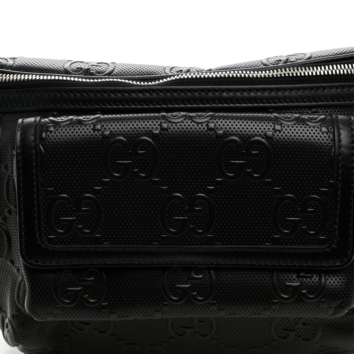 Calfskin Belt Bag - Black