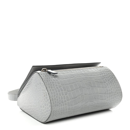 Medium Calfskin Crossbody Bag - Grey