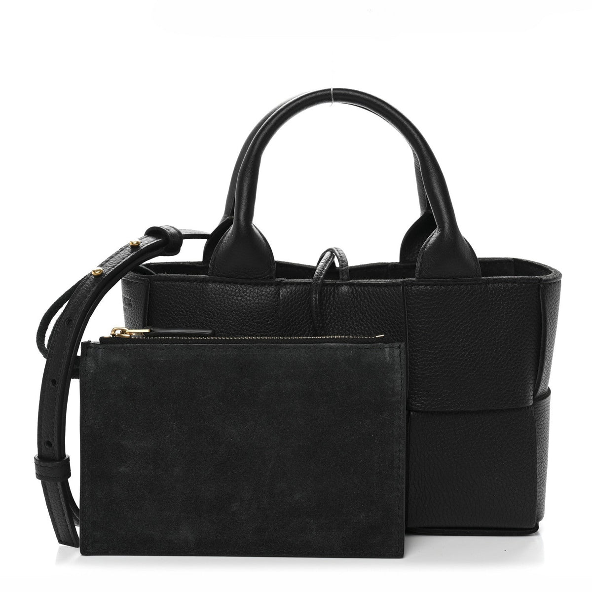 Mini Calfskin Tote Bag - Black