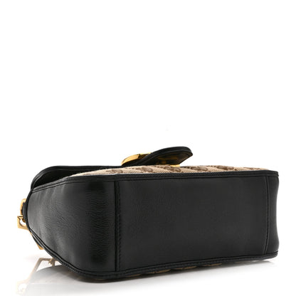Mini Calfskin Shoulder Bag - Beige