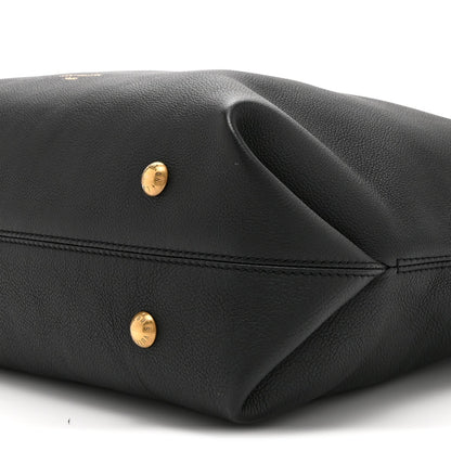Calfskin Handbag - Black