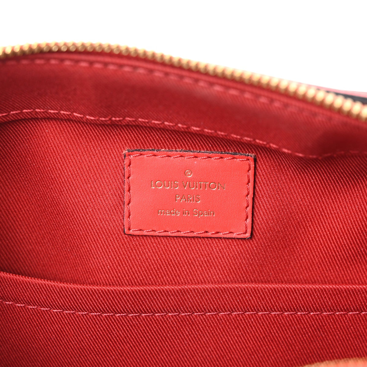 Monogram Saintonge Coquelicot Handbag