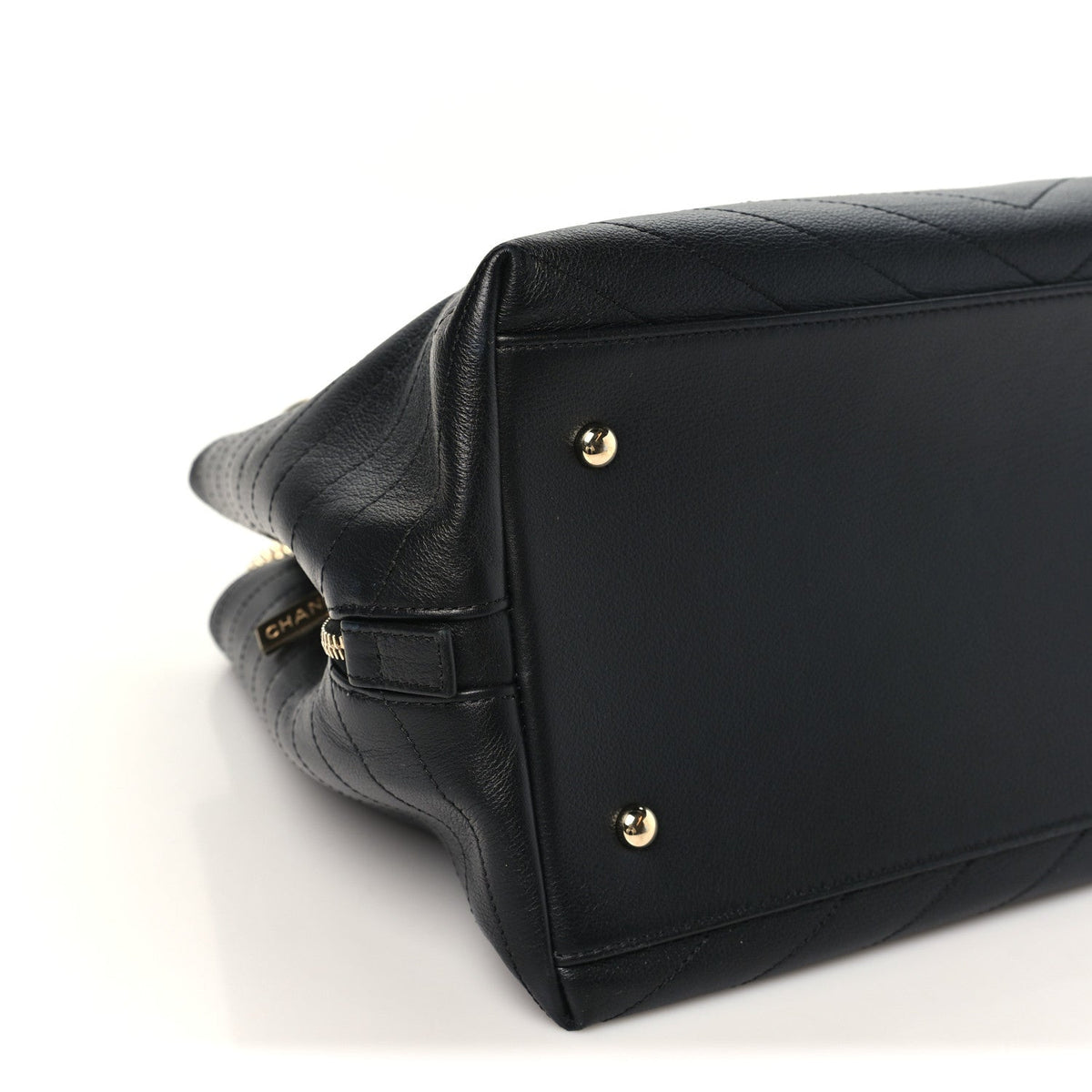Large Calfskin Handbag - Black