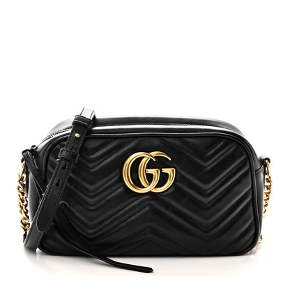 Small Calfskin Shoulder Bag - Black