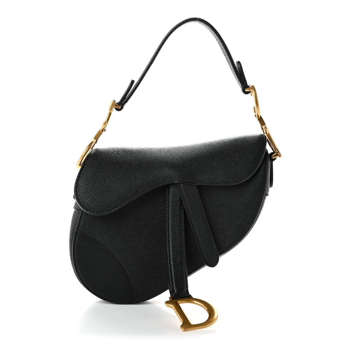 Mini Calfskin Handbag - Black