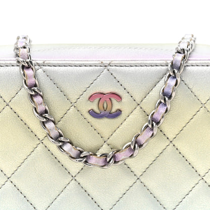 Quilted Calfskin Crossbody Bag - Blue