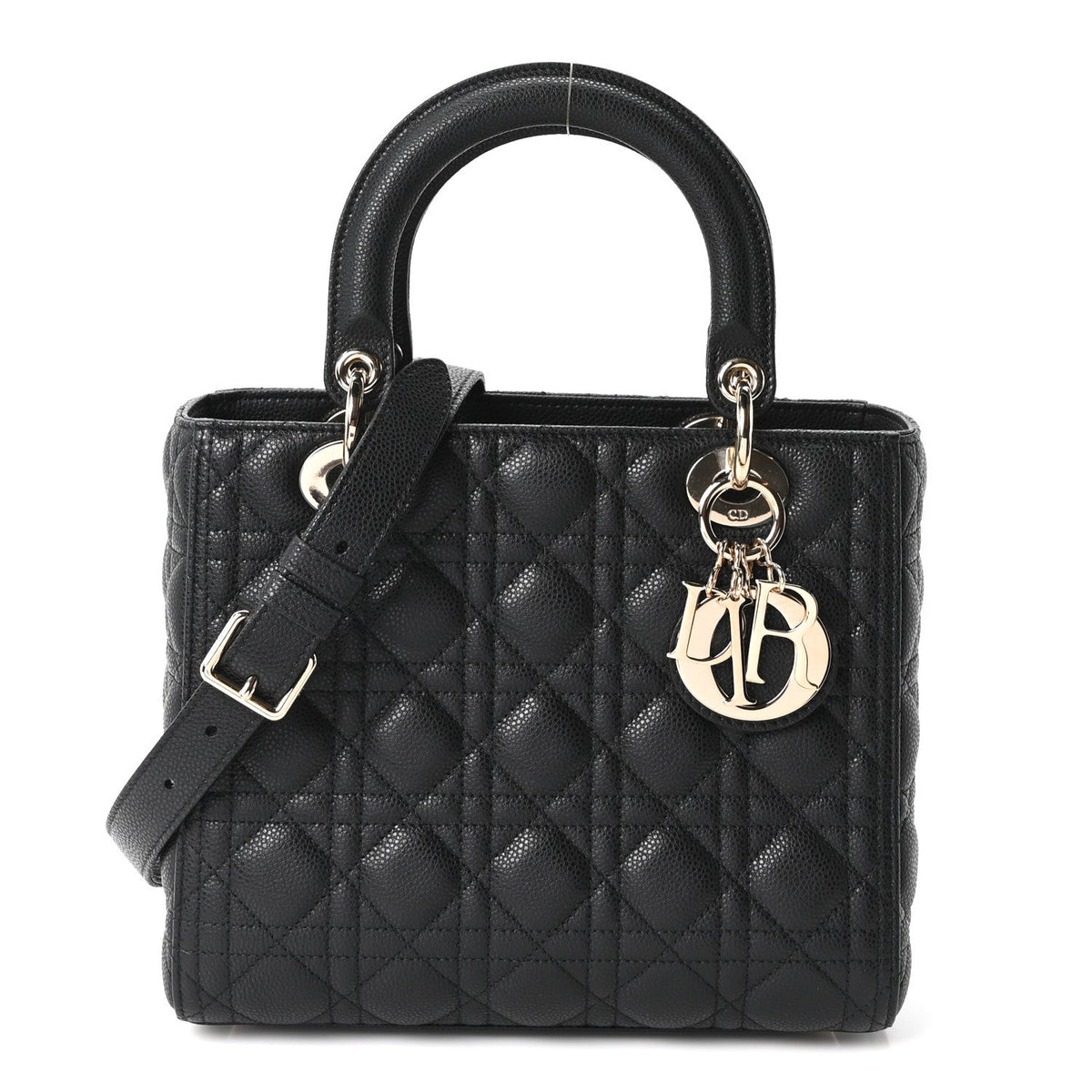 Medium Calfskin Handbag - Black