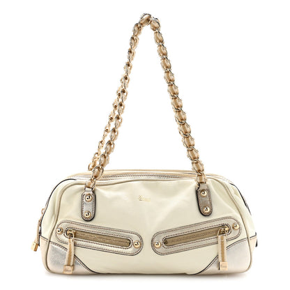 Small Goatskin Handbag - White