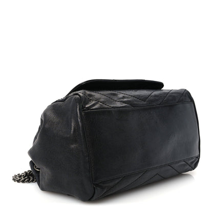 Medium Lambskin Handbag - Black