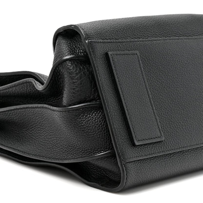 Small Calfskin Handbag - Black