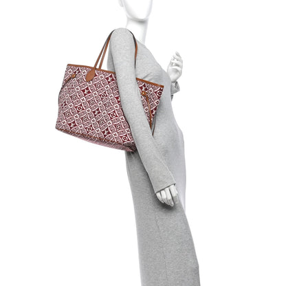 Jacquard Since 1854 Neverfull Mm Bordeau Handbag