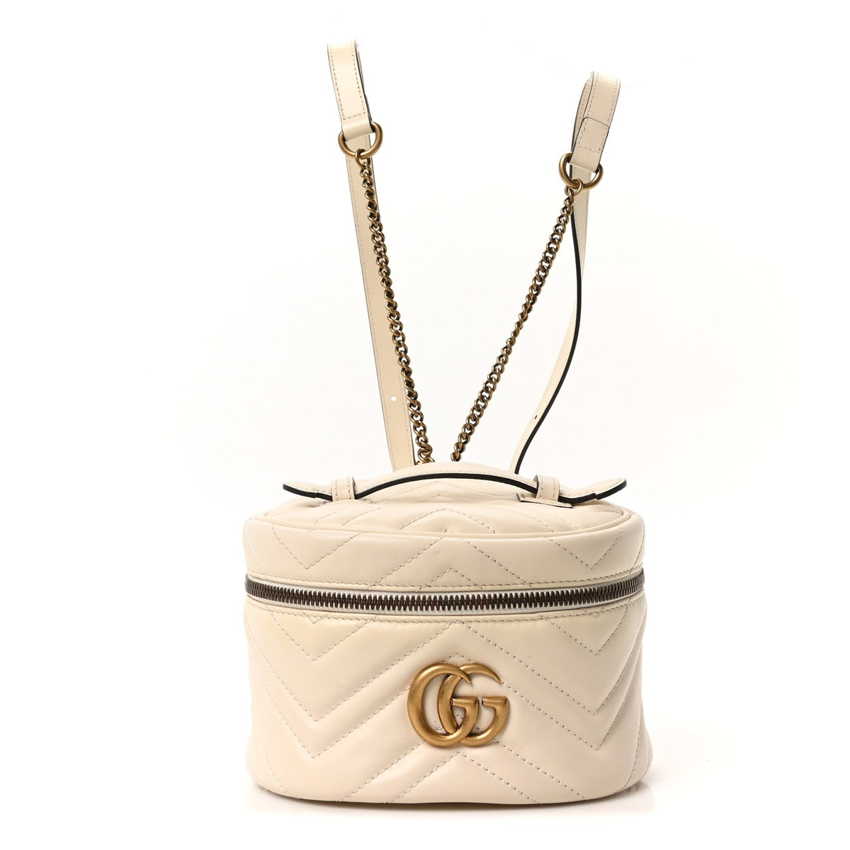 Mini Calfskin Backpack - White