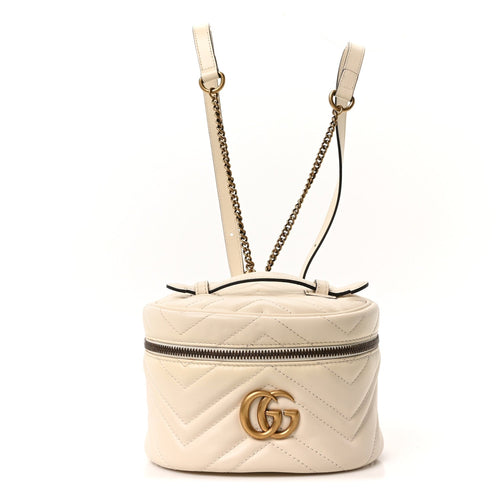 Mini Calfskin Backpack - White