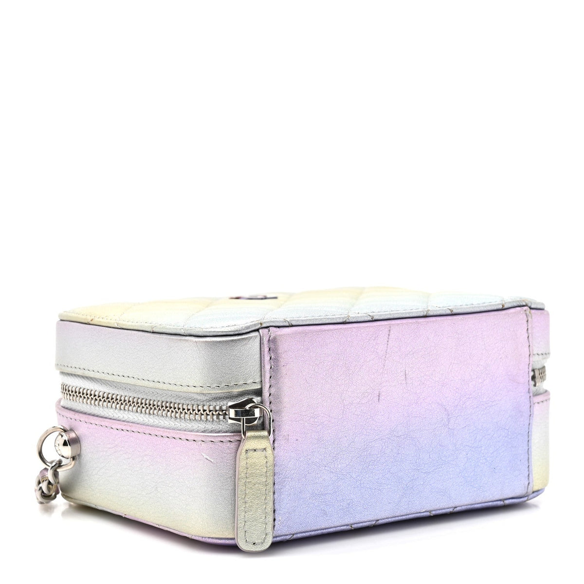 Quilted Calfskin Crossbody Bag - Blue
