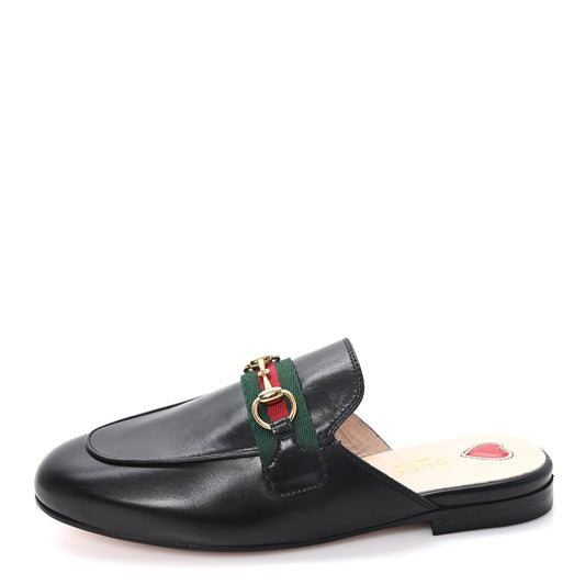 Malaga Kid Web Princetown Slippers Black Black