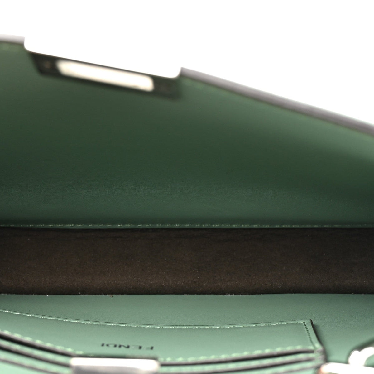 Calfskin Satchel Bag - Green