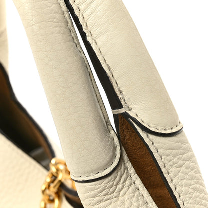 Medium Calfskin Shoulder Bag - White