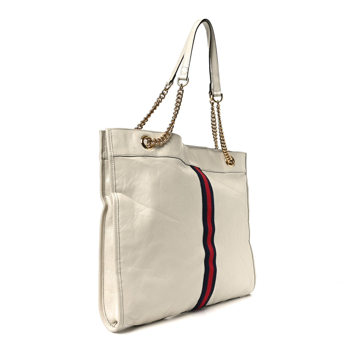 Large Calfskin Tote Bag - White