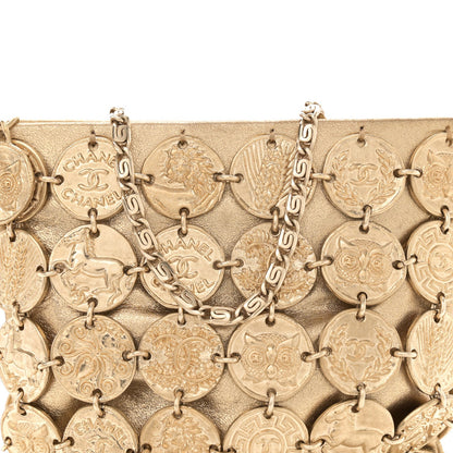 Calfskin Shoulder Bag - Gold