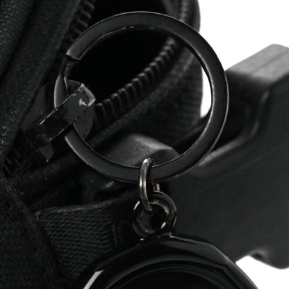 Canvas Nylon Crossbody Bag - Black