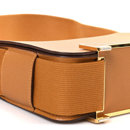 Chevre Mysore Geta Caramel Handbag