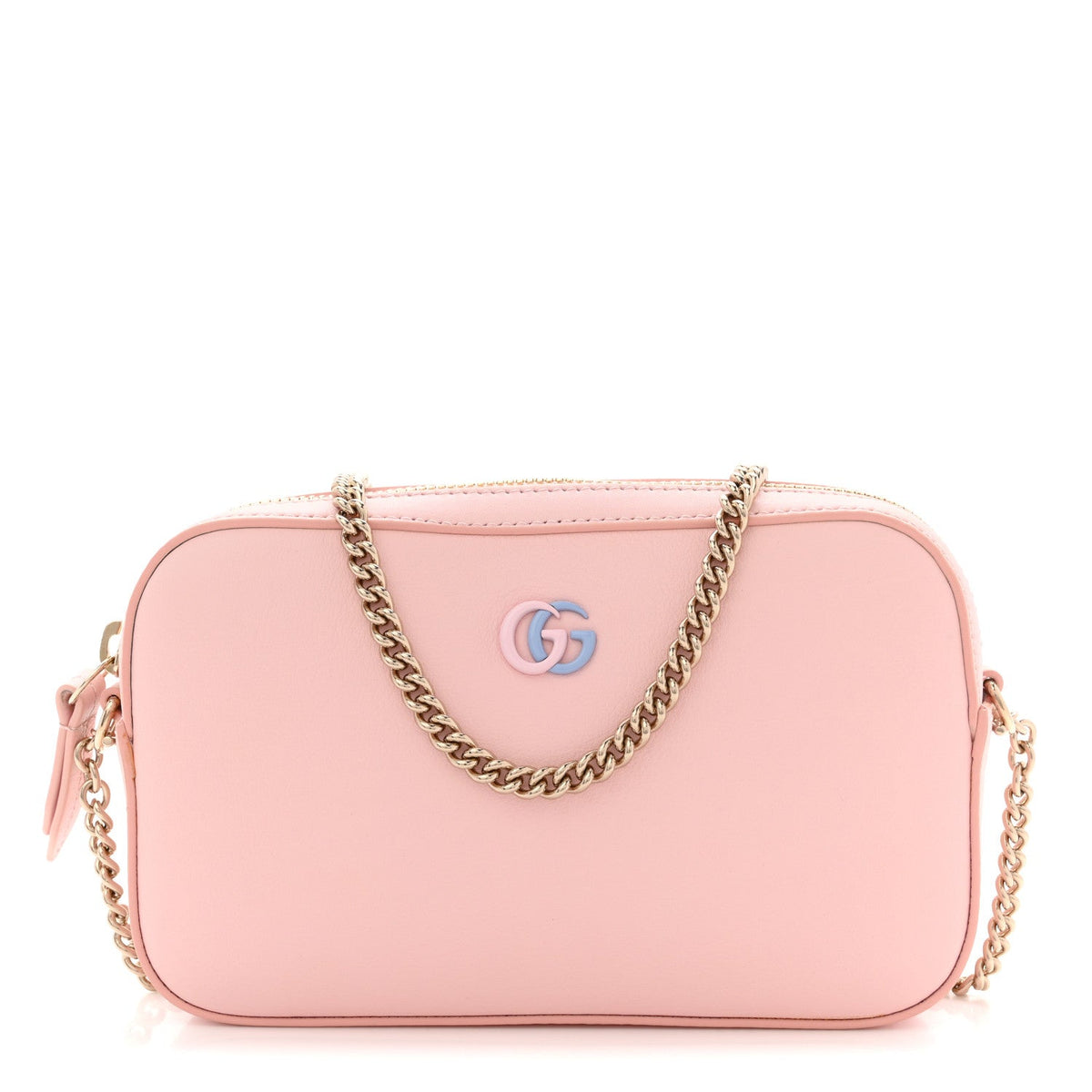 Mini Calfskin Shoulder Bag - Pink