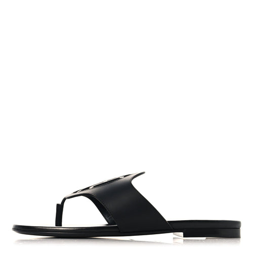 Calfskin Mage Sandals Black