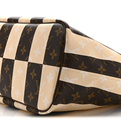 Monogram Rayures Neverfull Mm Handbag
