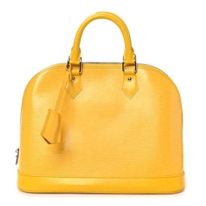Epi Alma Pm Citron Handbag