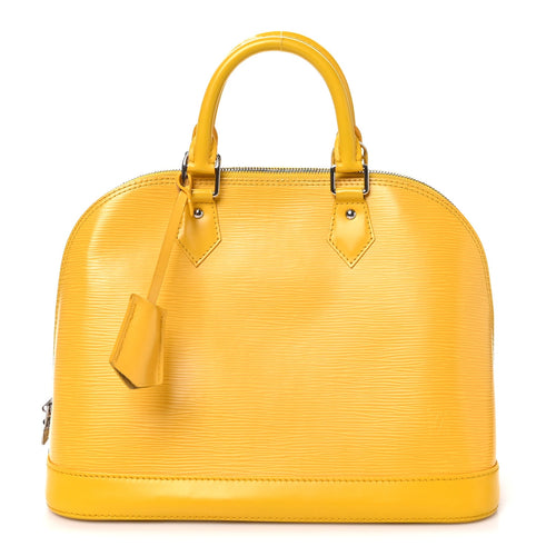 Epi Alma Pm Citron Handbag