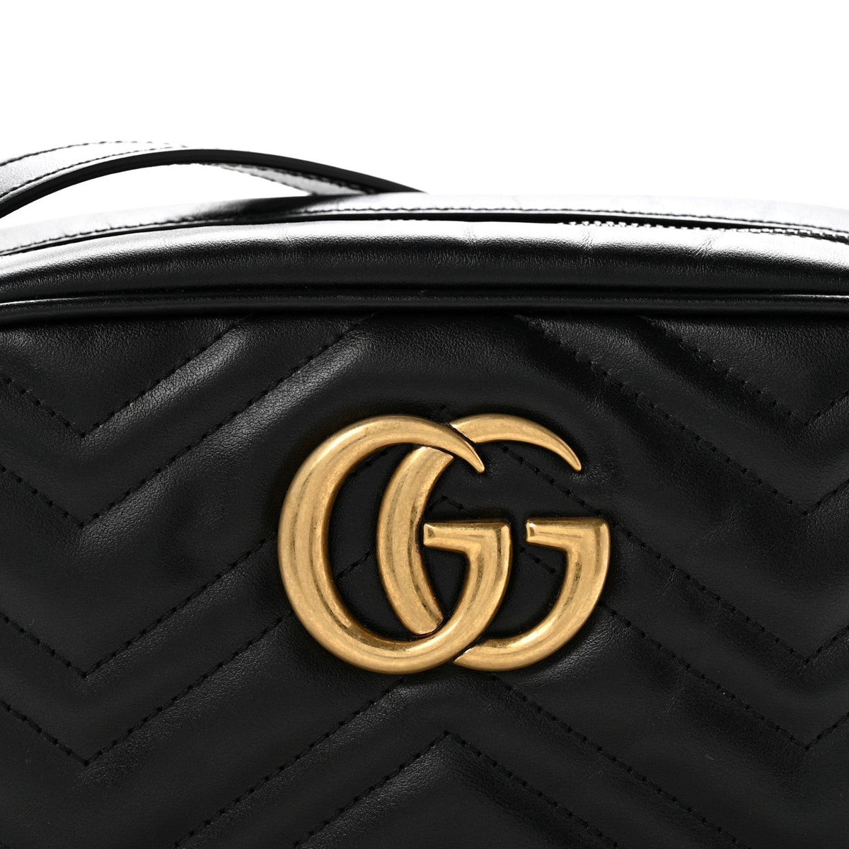 Small Calfskin Shoulder Bag - Black