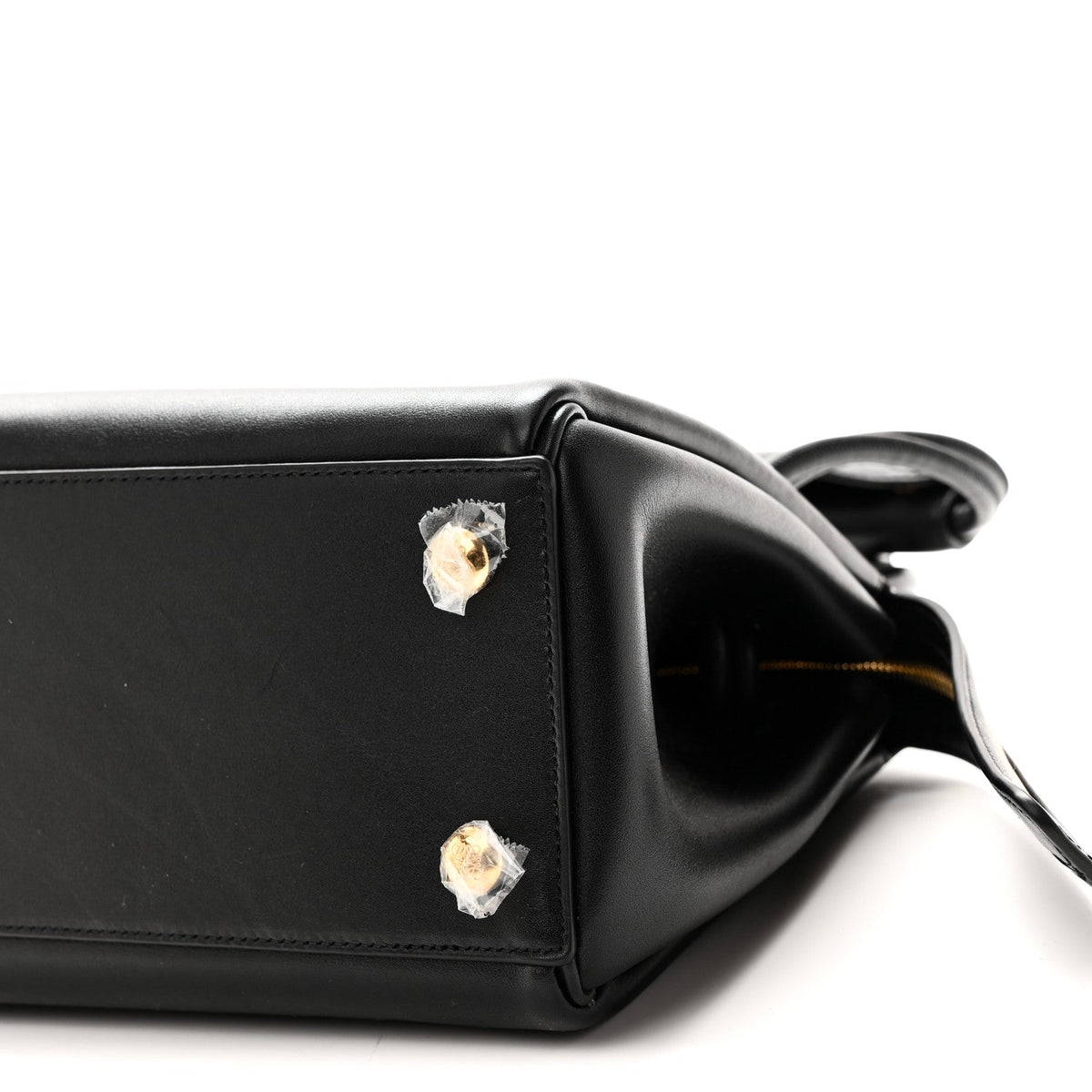 Small Calfskin Handbag - Black