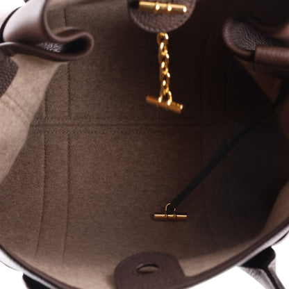 Small Calfskin Tote Bag - Brown