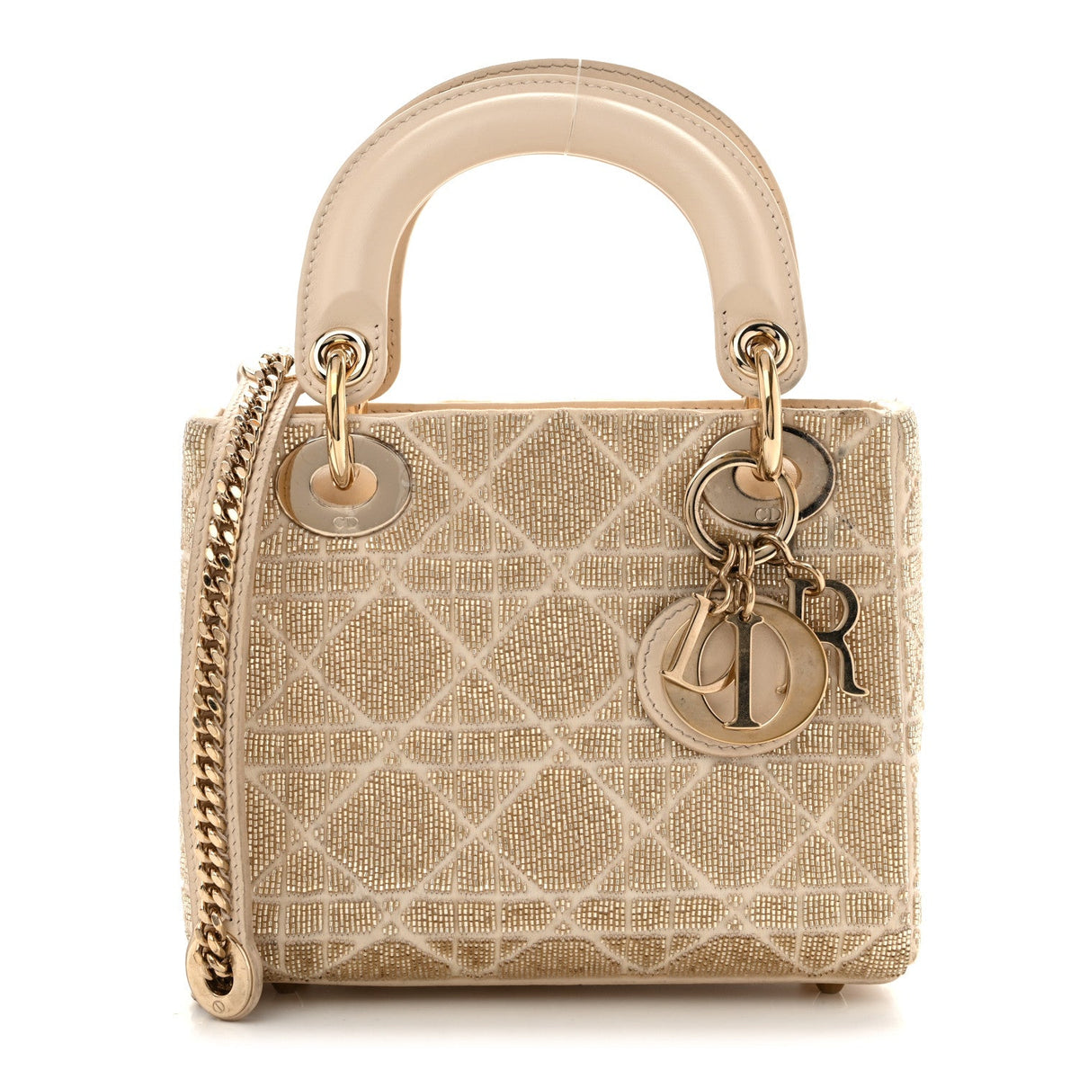 Mini Lambskin Handbag - Red