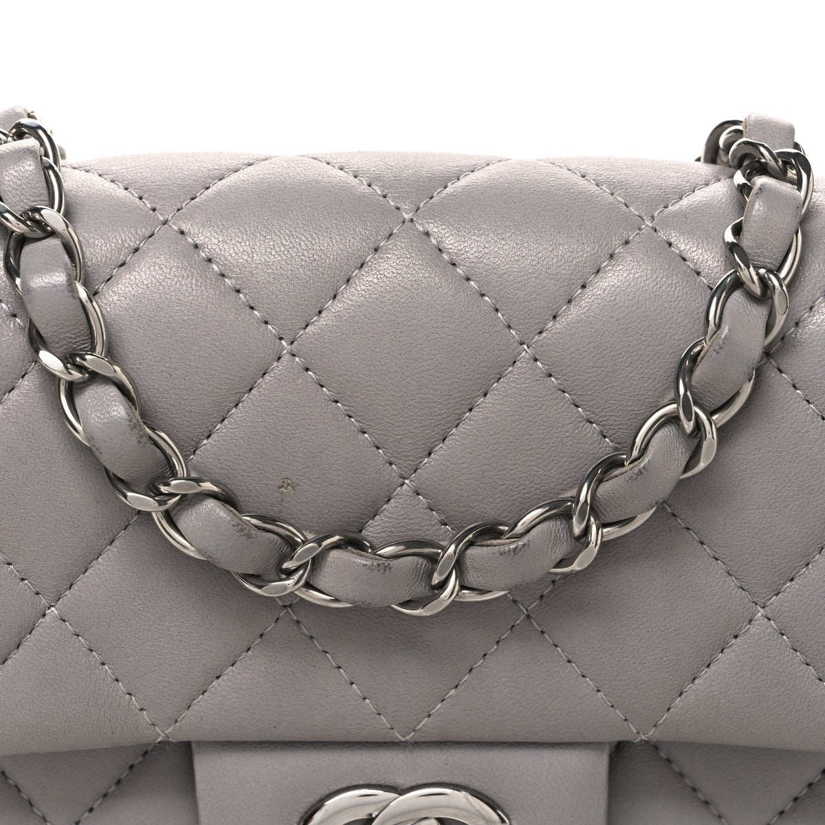 Mini Quilted Lambskin Flap Shoulder Bag - Tan