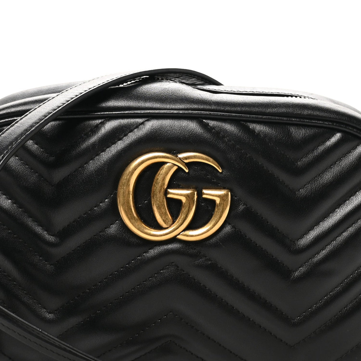 Small Calfskin Shoulder Bag - Black