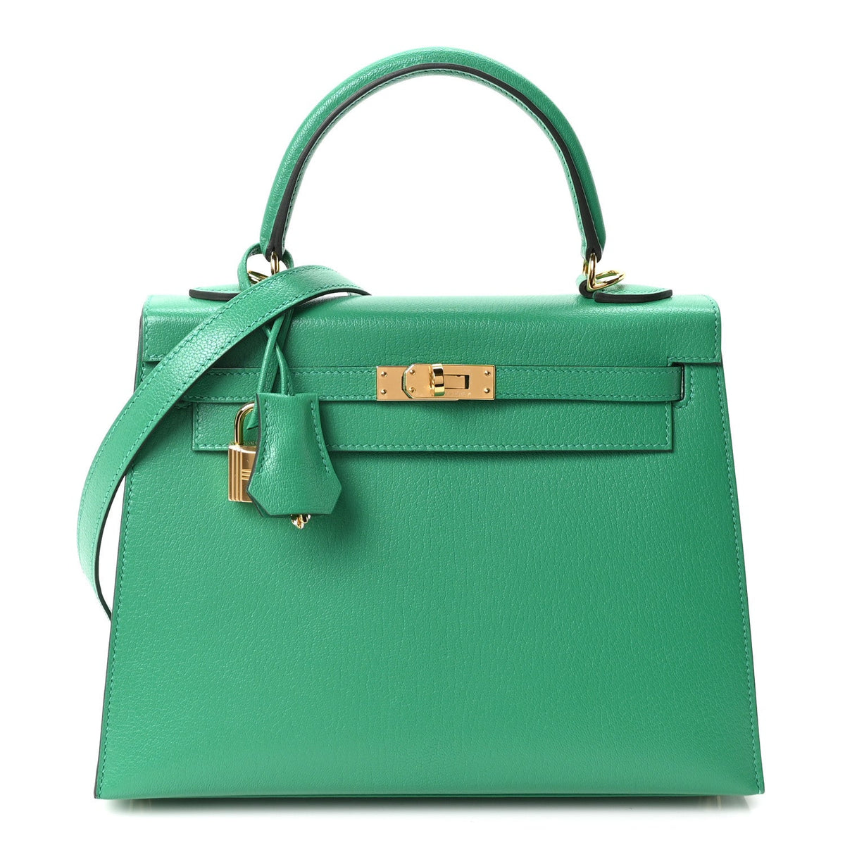 Chevre Chamkila Kelly Sellier 25 Menthe Handbag