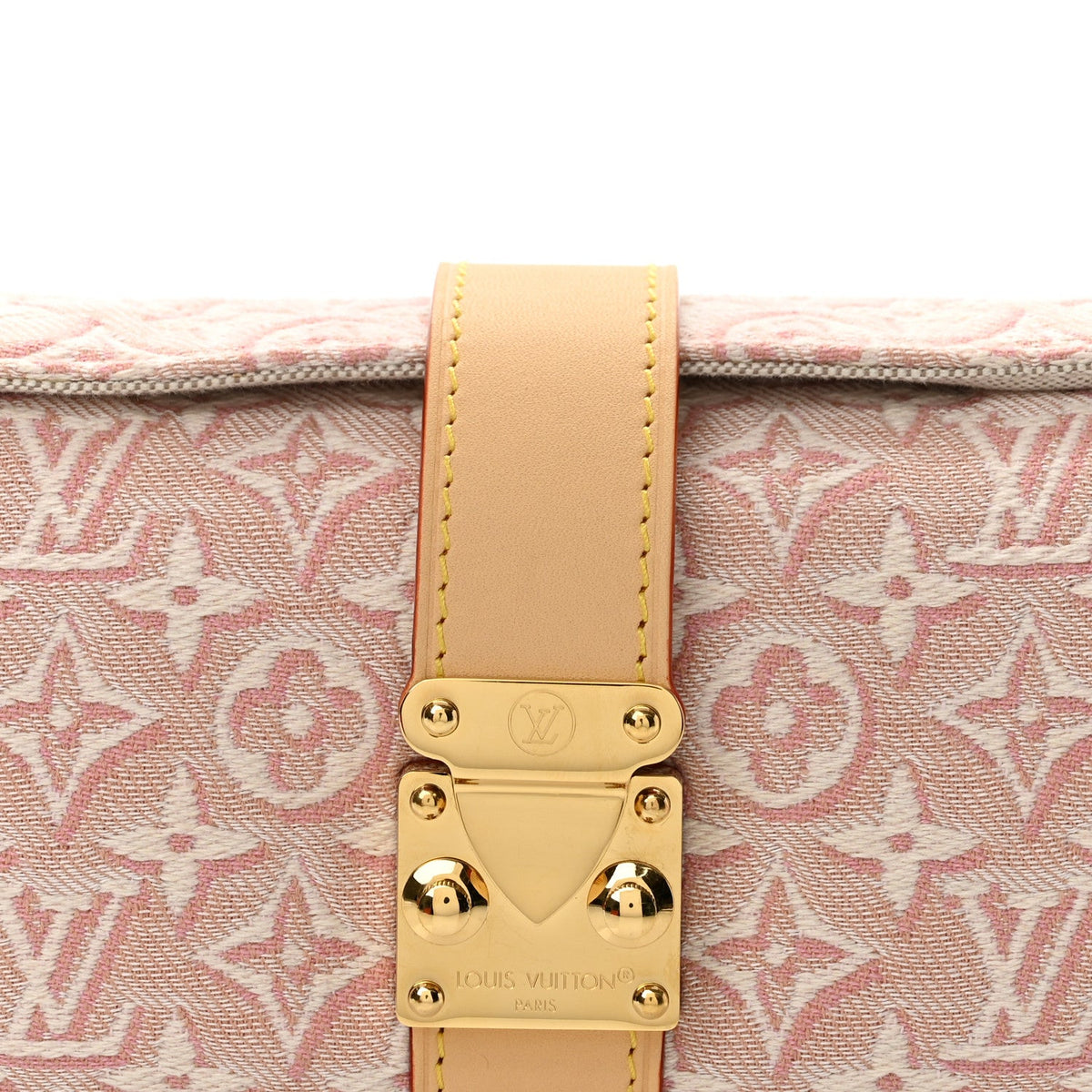 Monogram Embleme Mia Pochette Rose Ruban Handbag
