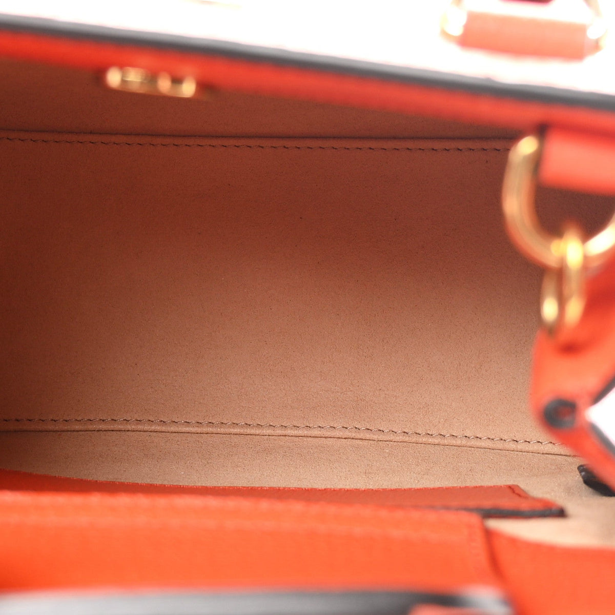 Mini Calfskin Tote Bag - Red