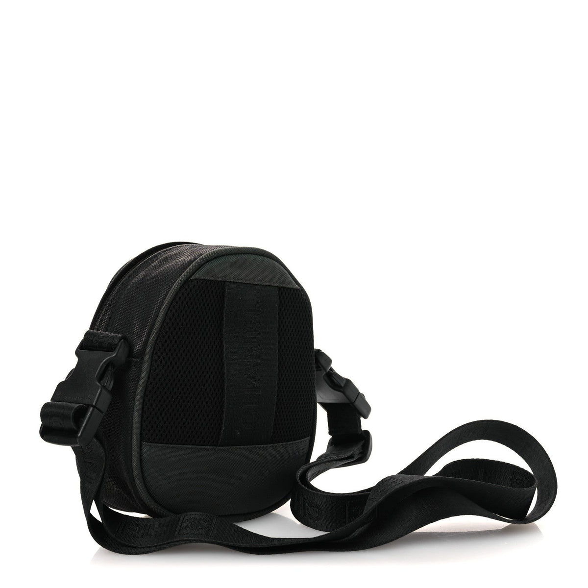 Canvas Nylon Crossbody Bag - Black