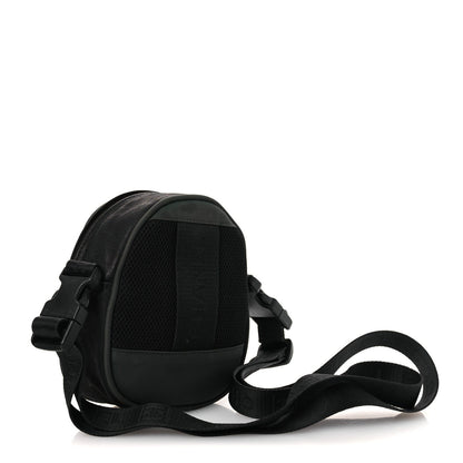 Canvas Nylon Crossbody Bag - Black