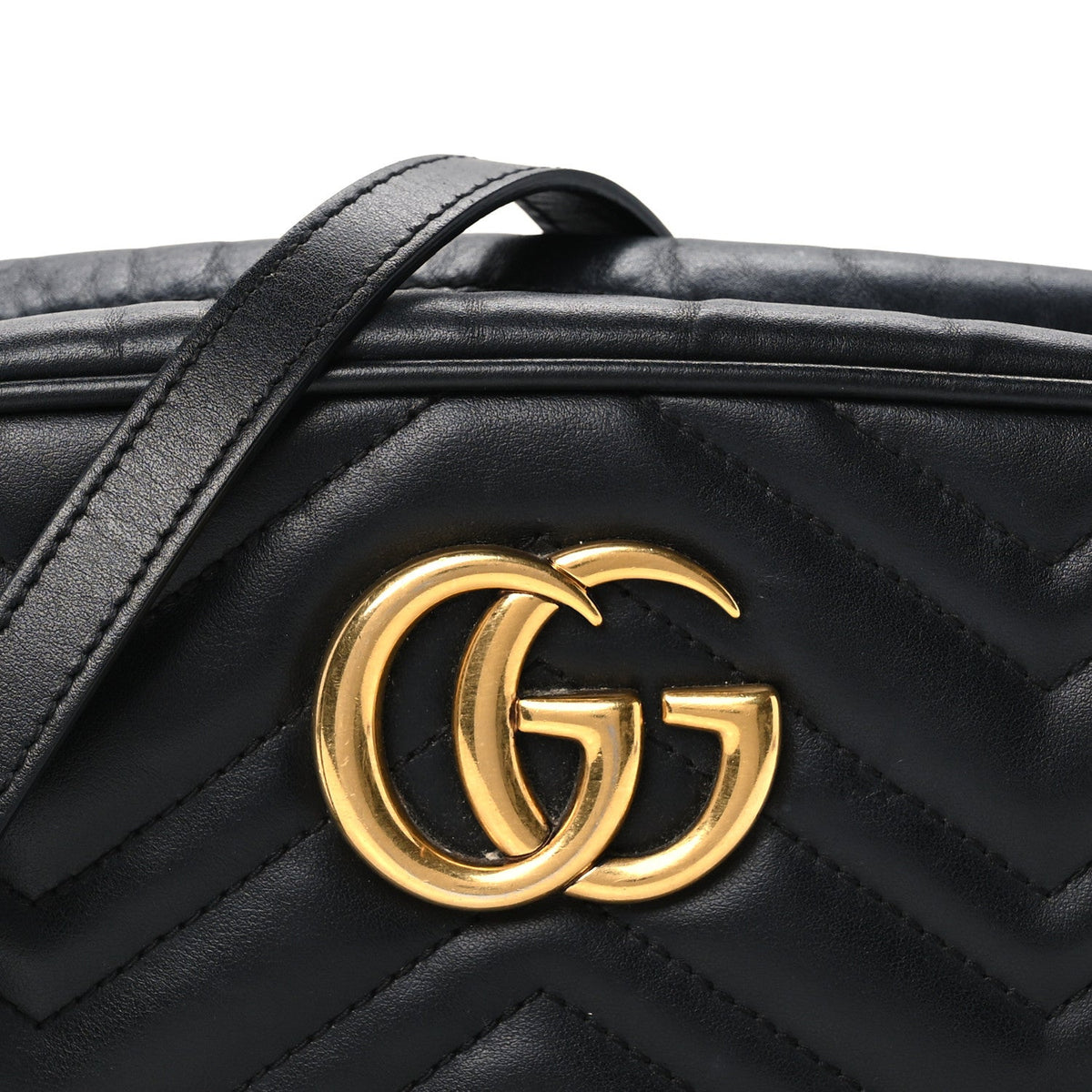 Small Calfskin Shoulder Bag - Black